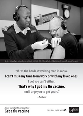 CDC Influenza Print Ad - Tom Joyner Morning Show